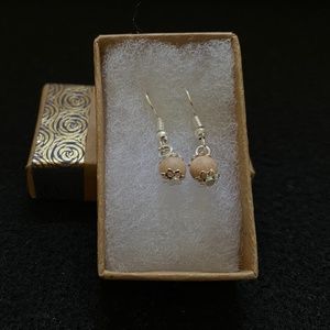 NATURAL MOONSTONE EARRINGS!